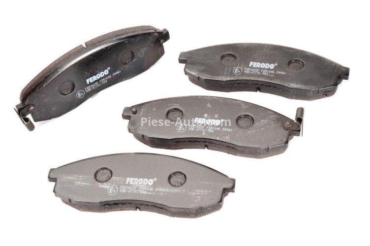 Set placuțe frână FERODO, față, (fără accesorii), pentru: MITSUBISHI L200; NISSAN MAXIMA / MAXIMA QX IV 2.0-3.0 01.95-12.07