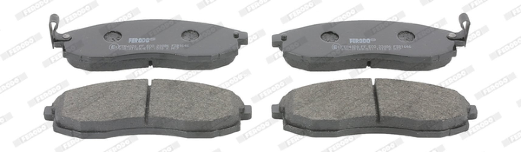 Set placuțe frână FERODO, față, (fără accesorii), pentru: MITSUBISHI L200; NISSAN MAXIMA / MAXIMA QX IV 2.0-3.0 01.95-12.07