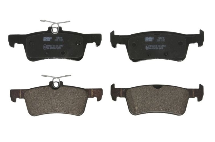 Set placuțe frână FERODO, spate, pentru: PEUGEOT 308 II, 308 II/KOMBI, 308/HATCHBACK 1.2-2.0D 09.13-06.21