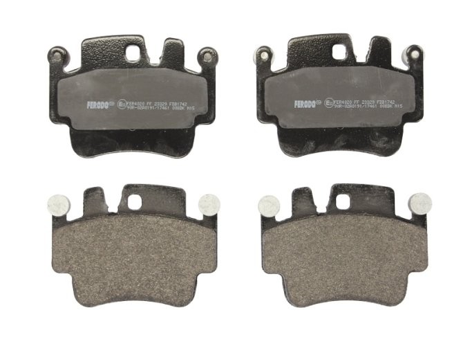 Set placuțe frână FERODO, față /spate, pentru: PORSCHE 911, 911 SPEEDSTER, 911 TARGA, BOXSTER, BOXSTER SPYDER, CARRERA GT, CAYMAN 3.2-5.7 08.97-06.13