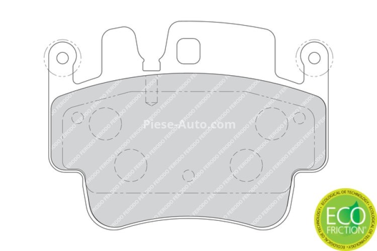 Set placuțe frână FERODO, față /spate, pentru: PORSCHE 911, 911 SPEEDSTER, 911 TARGA, BOXSTER, BOXSTER SPYDER, CARRERA GT, CAYMAN 3.2-5.7 08.97-06.13