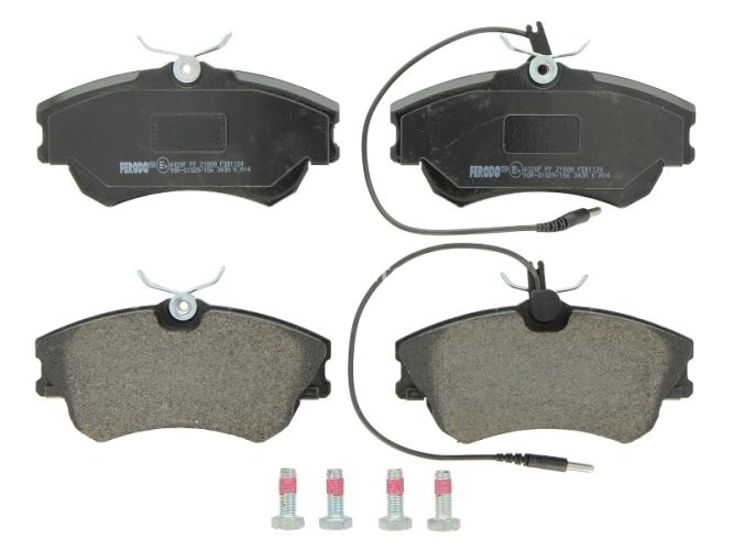 Set placuțe frână FERODO, față, (cu suruburi de ghidare), pentru: RENAULT ESPACE III 1.9D-3.0 11.96-10.02