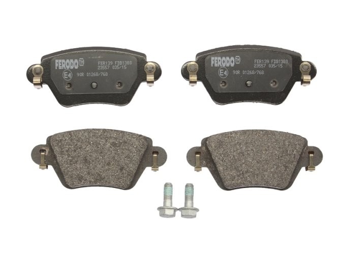 Set placuțe frână FERODO, spate, pentru: RENAULT KANGOO, KANGOO EXPRESS 1.2-1.9D 02.00-