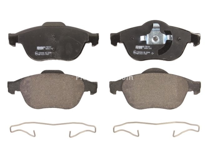 Set placuțe frână FERODO, față, pentru: RENAULT ESPACE IV, LAGUNA II, VEL SATIS 1.9D-3.5 03.01-