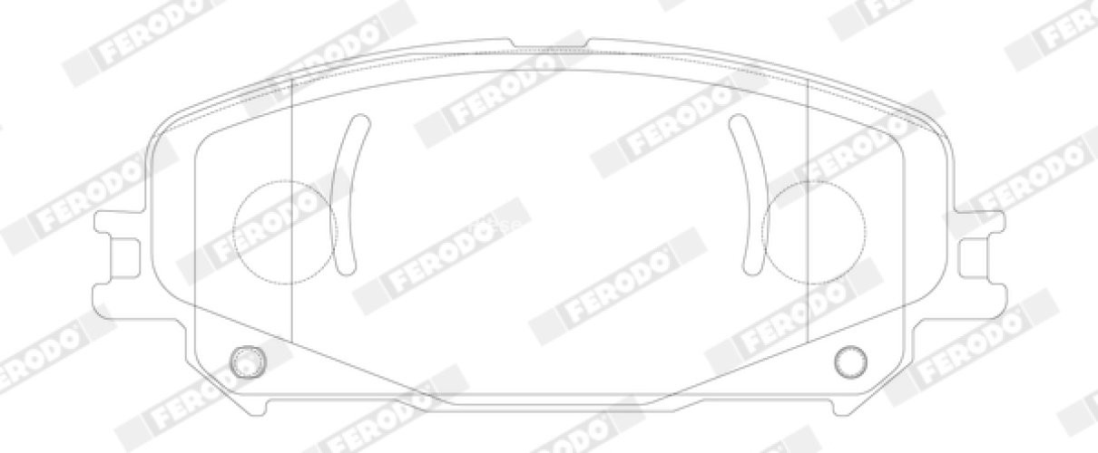 Set placuțe frână FERODO, față, pentru: RENAULT ARKANA I, CAPTUR II, ESPACE V, GRAND SCENIC IV, MEGANE IV, SCENIC IV, TALISMAN 1.0-2.0D 02.15-