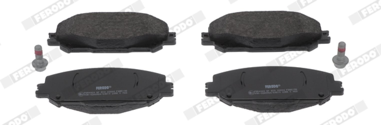 Set placuțe frână FERODO, față, pentru: RENAULT ARKANA I, CAPTUR II, ESPACE V, GRAND SCENIC IV, MEGANE IV, SCENIC IV, TALISMAN 1.0-2.0D 02.15-