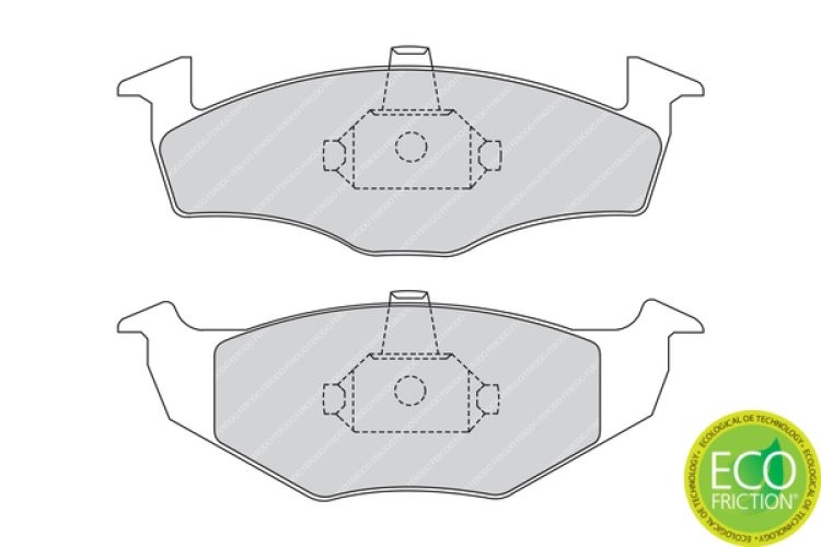 Set placuțe frână FERODO, față, pentru: SEAT AROSA; SKODA FABIA I, FABIA I PRAKTIK, FABIA II, ROOMSTER PRAKTIK; VW FOX, LUPO I, POLO, POLO III, POLO/HATCHBACK 1.0-1.9D 08.92-05.15