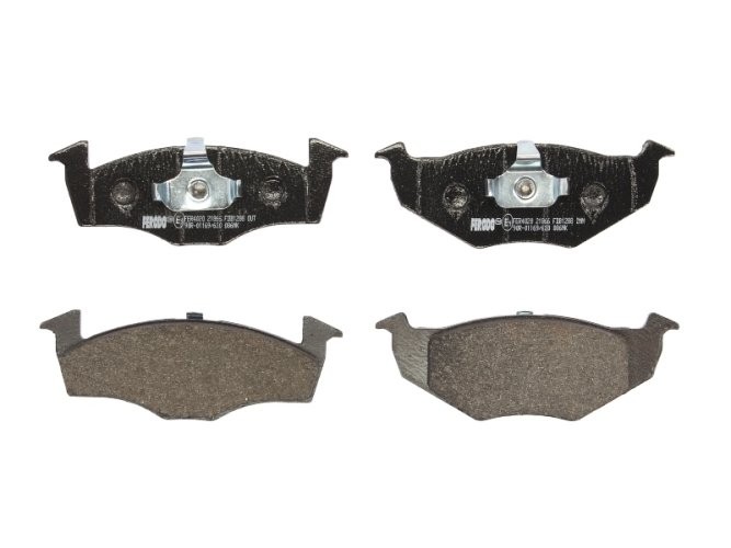 Set placuțe frână FERODO, față, pentru: SEAT CORDOBA, CORDOBA VARIO, CORDOBA VARIO/KOMBI, IBIZA II, TOLEDO I; VW GOLF III, POLO, POLO III CLASSIC, POLO/KOMBI 1.0-Electric 05.91-12.02