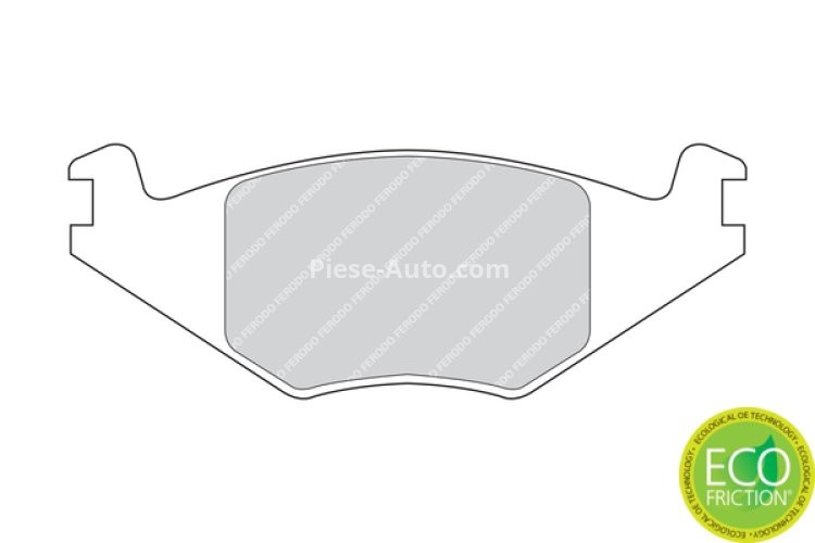 Set placuțe frână FERODO, față, pentru: SEAT CORDOBA, CORDOBA VARIO, IBIZA II; VW GOLF II, JETTA II, POLO, POLO CLASSIC, POLO II 1.0-1.9D 10.81-10.02