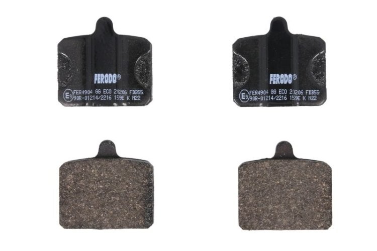 Set placuțe frână FERODO, față, pentru: SKODA 105,120 1.0/1.2 08.76-12.90
