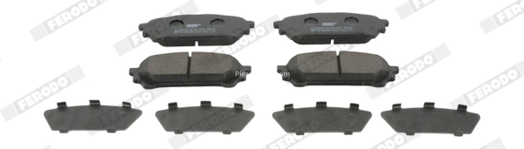 Set placuțe frână FERODO, spate, pentru: SUBARU FORESTER, IMPREZA 1.5-2.5 12.00-06.09