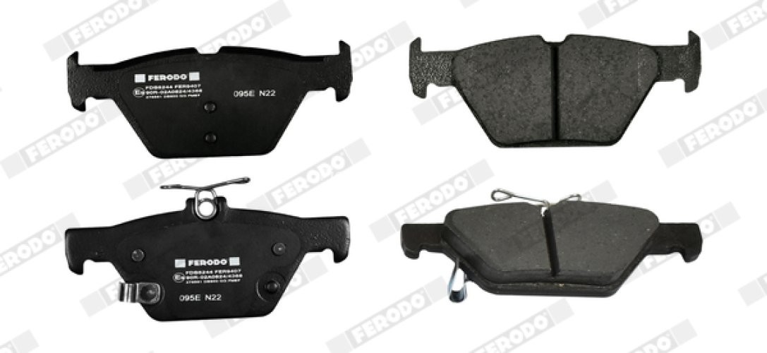 Set placuțe frână FERODO, spate, pentru: SUBARU FORESTER, IMPREZA, LEGACY VI, LEVORG, OUTBACK, XV 1.6-3.6 10.14-