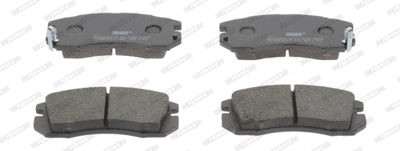 Set placuțe frână FERODO, față, pentru: SUBARU FORESTER, LEGACY I, LEGACY OUTBACK 2.0/2.5 05.92-09.02