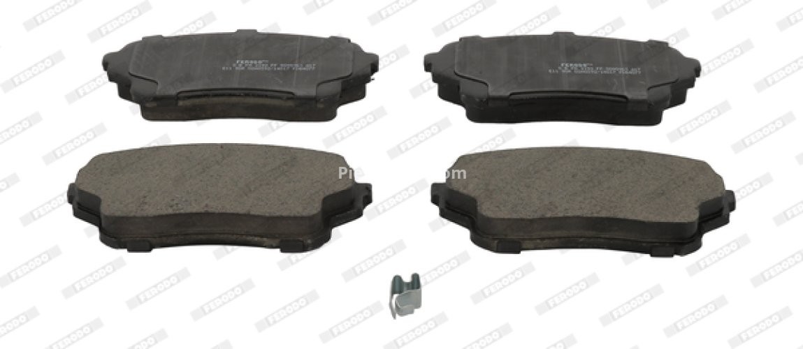 Set placuțe frână FERODO, față, pentru: SUZUKI GRAND VITARA I, GRAND VITARA II, XL-7 1.6-2.7 02.01-02.15