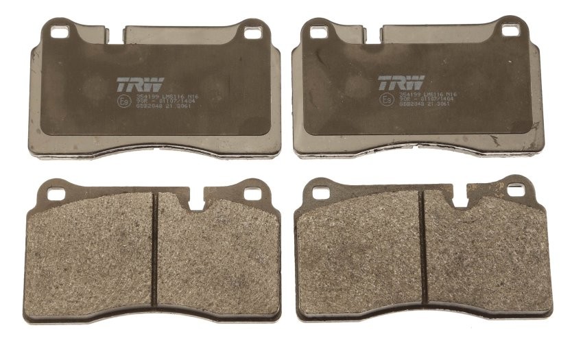 Set plăcuțe frână TRW, față, pentru: ASTON MARTIN DB9 VOLANTE, DB9TAGE, VANTAGE VOLANTE, VANTAGETAGE 4.3/4.7/6.0 01.04-