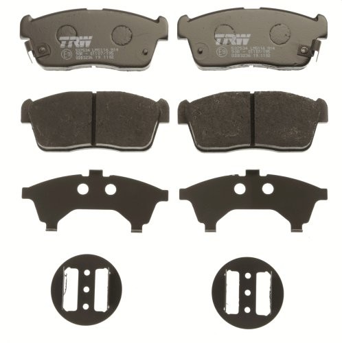 Set plăcuțe frână TRW, față, pentru: DAIHATSU COPEN, CUORE VII, SIRION, YRV; NISSAN PIXO; SUZUKI ALTO VII, CARRY, CELERIO, IGNIS I, IGNIS II 0.7-1.5 03.00-