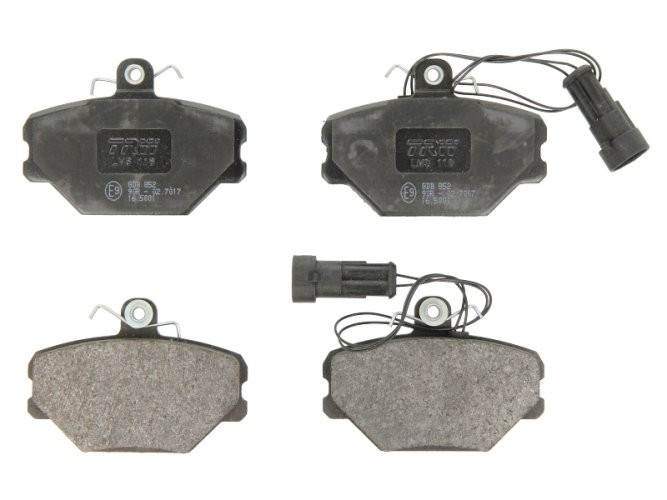 Set plăcuțe frână TRW, față, pentru: FSO POLONEZ III 1.6/1.9D 09.92-03.02