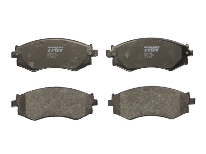 Set plăcuțe frână TRW, față, pentru: INFINITI G20; NISSAN 200SX, ALMERA II, PRAIRIE PRO, PRIMERA 1.6-2.0D 07.88-11.02