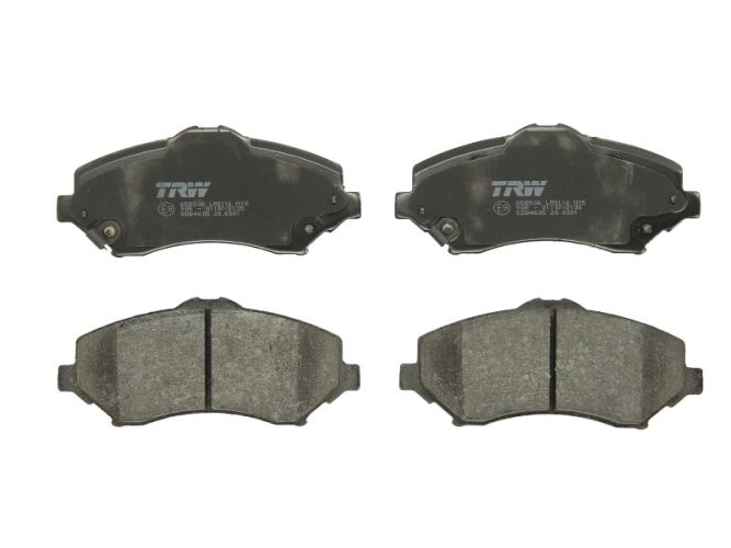 Set plăcuțe frână TRW, față, pentru: CHRYSLER GRAND VOYAGER V, TOWN & COUNTRY, VOYAGER V; DODGE GRAND, JOURNEY, NITRO; FIAT FREEMONT; JEEP CHEROKEE, COMPASS, WRANGLER III 2.0D-4.0 08.03-