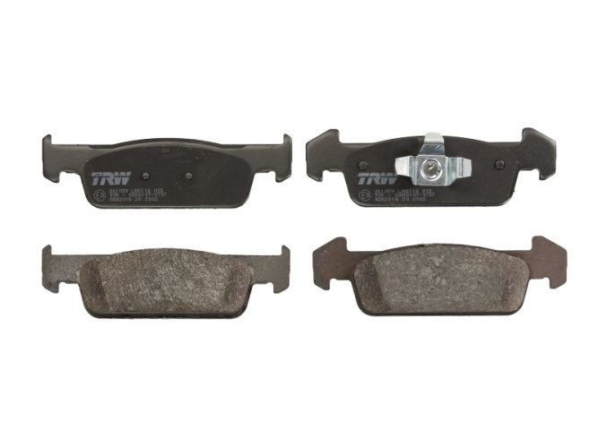 Set plăcuțe frână TRW, față, pentru: DACIA LOGAN II, LOGAN MCV II, SANDERO II; RENAULT CLIO IV, LOGAN II, LOGAN/STEPWAY II, SANDERO/STEPWAY II, THALIA III 0.9-1.6 10.12-