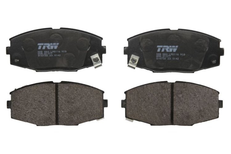 Set plăcuțe frână TRW, față, pentru: DACIA NOVA; TOYOTA CROWN, SUPRA 1.4/2.8/3.0 02.84-03.01