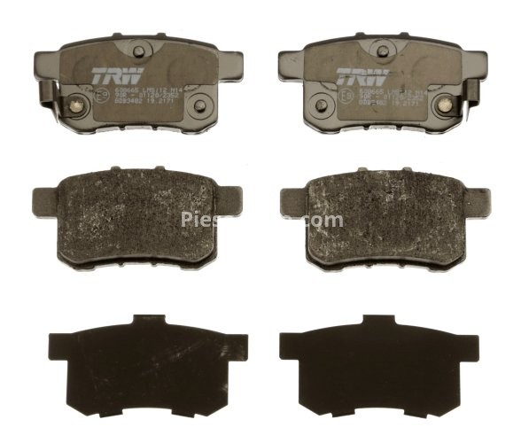 Set plăcuțe frână TRW, spate, pentru: HONDA ACCORD VIII, CIVIC III, CIVIC IV 1.5-2.4 03.86-