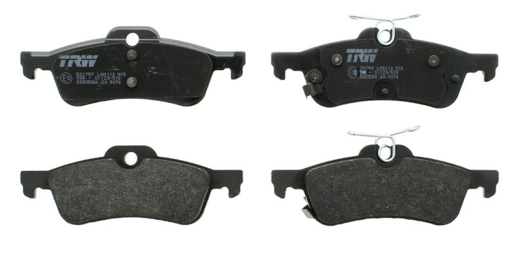 Set plăcuțe frână TRW, spate, pentru: HONDA CIVIC IX 1.4-2.2D 02.12-12.16