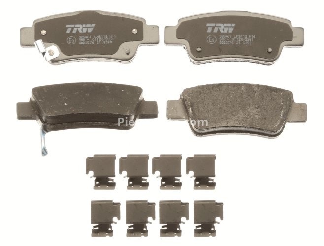 Set plăcuțe frână TRW, spate, pentru: HONDA CR-V IV 1.6D/2.0 10.12-