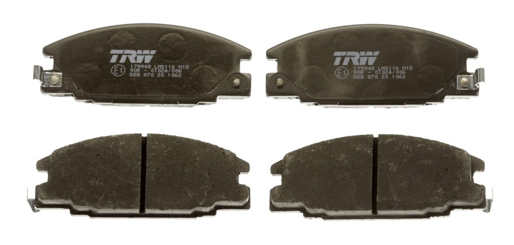 Set plăcuțe frână TRW, față, pentru: ISUZU CAMPO, ELF, KB, TROOPER I; OPEL CAMPO, FRONTERA A, FRONTERA A SPORT 2.0-3.1D 01.83-09.03