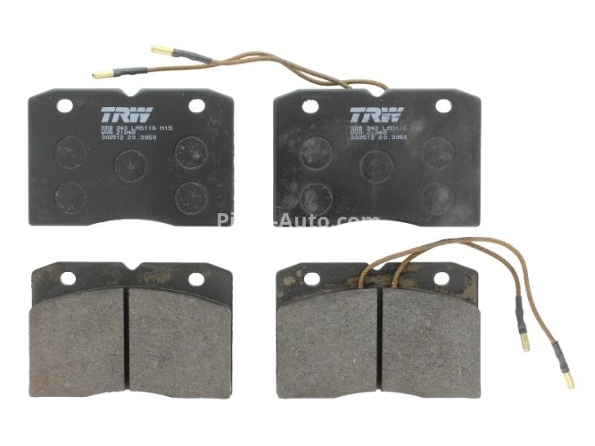 Set plăcuțe frână TRW, față, pentru: IVECO DAILY I; ALFA ROMEO AR 8; RENAULT MASTER I 2.0-2.5D 04.78-07.98