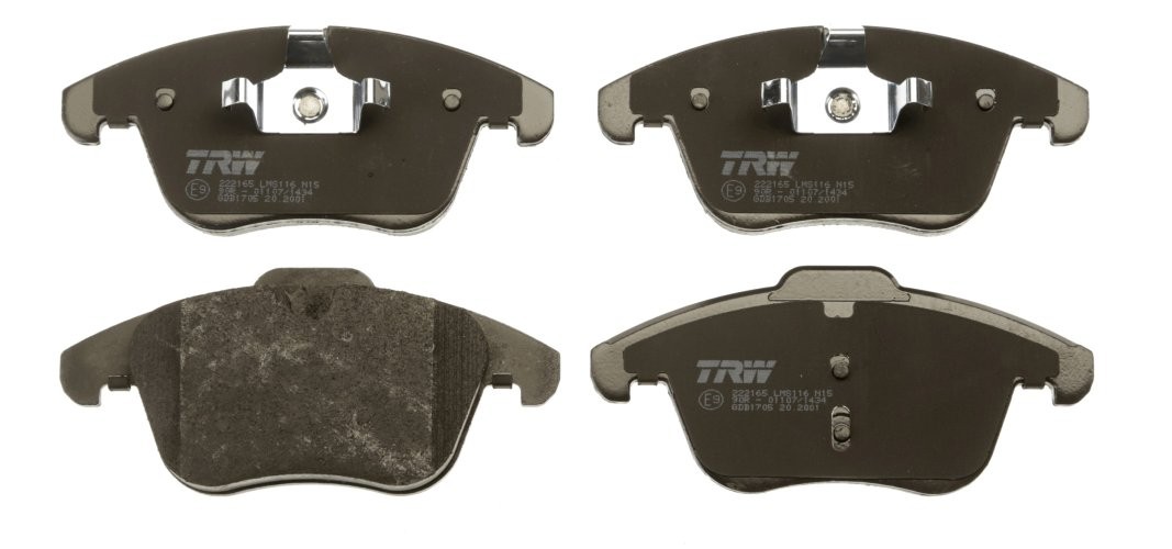 Set plăcuțe frână TRW, față, pentru: JAGUAR S-TYPE II, XF I, XF SPORTBRAKE, XJ, XK 8, XK II 2.0-5.0 01.99-12.15