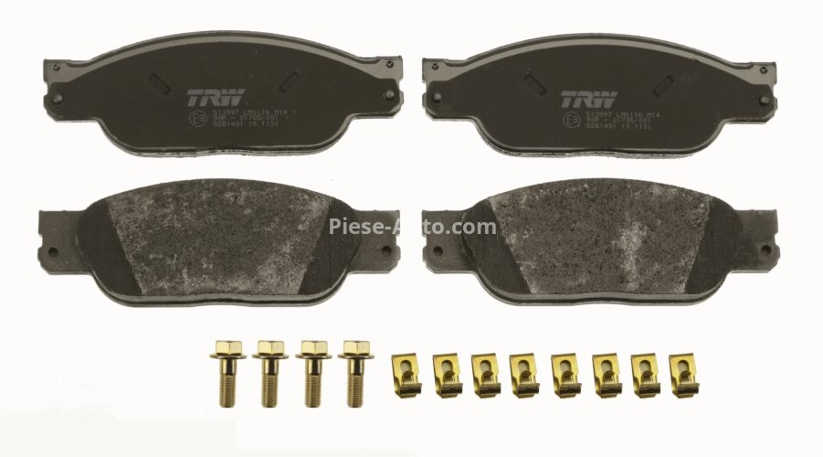 Set plăcuțe frână TRW, față, pentru: JAGUAR S-TYPE II; LINCOLN LS 2.5-4.2 05.98-