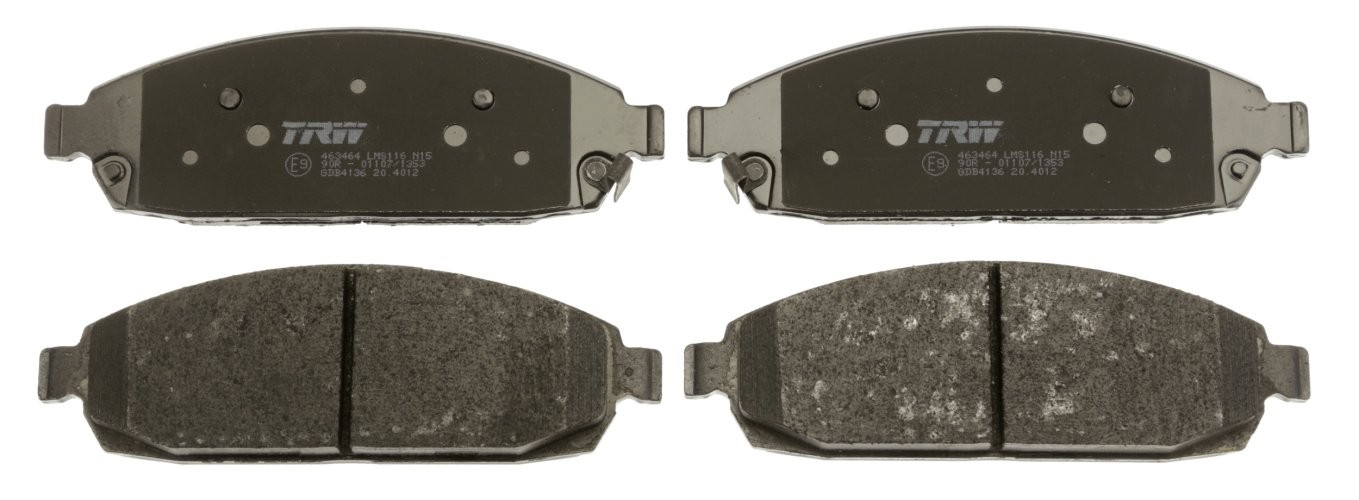 Set plăcuțe frână TRW, față, pentru: JEEP COMMANDER, GRAND CHEROKEE II, GRAND CHEROKEE III 3.0D-5.7 04.99-12.10