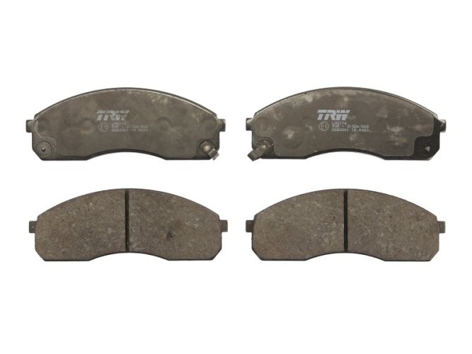 Set plăcuțe frână TRW, față, pentru: KIA BESTA, CARNIVAL I, CARNIVAL II, K2900, PREGIO, PREGIO II 2.5-2.9D 08.95-