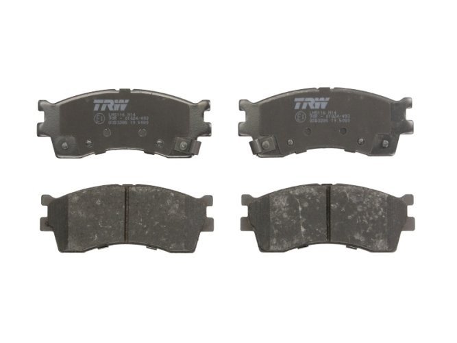 Set plăcuțe frână TRW, față, pentru: KIA CARENS I, CERATO I, CLARUS, RIO I, ROADSTER, SEPHIA, SHUMA I, SHUMA II 1.3-2.0 01.95-