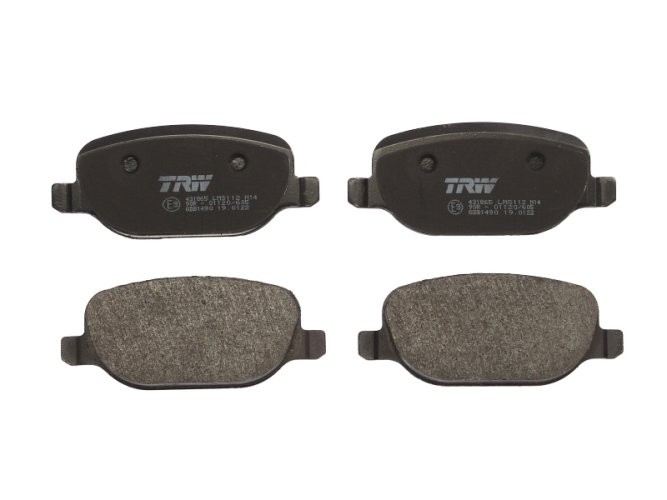 Set plăcuțe frână TRW, spate, pentru: LANCIA THESIS 2.0-3.2 07.02-07.09