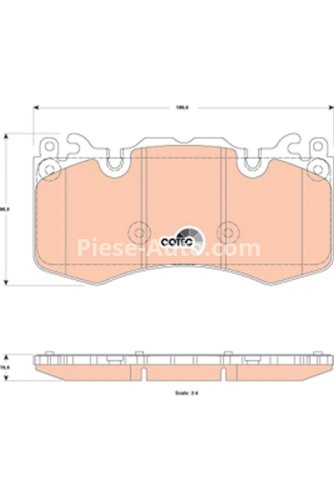 Set plăcuțe frână TRW, față, pentru: LAND ROVER DISCOVERY IV, RANGE ROVER III, RANGE ROVER IV, RANGE ROVER SPORT I, RANGE ROVER SPORT II 2.0-5.0 04.09-