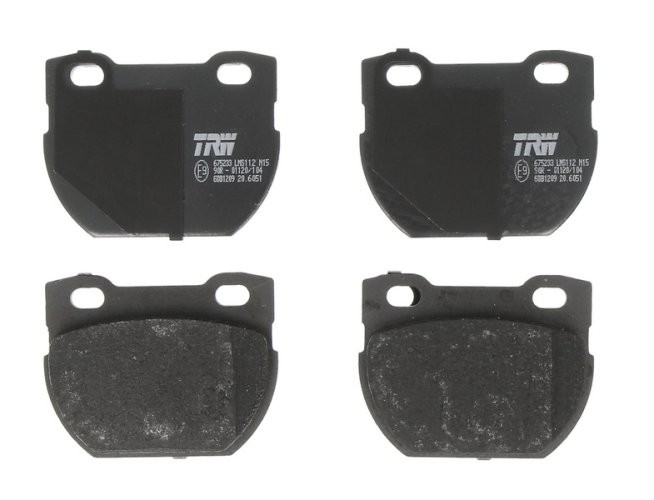 Set plăcuțe frână TRW, spate, pentru: LAND ROVER 110/127, DEFENDER 2.5-4.0 09.86-02.16