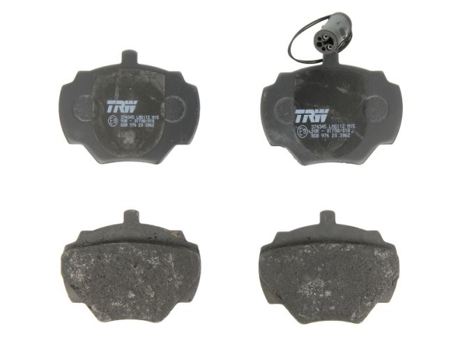 Set plăcuțe frână TRW, spate, pentru: LAND ROVER 90 I, DEFENDER, DISCOVERY I, RANGE ROVER I 2.0-4.3 08.81-02.16