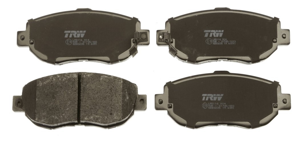 Set plăcuțe frână TRW, față, pentru: LEXUS GS, IS I, IS SPORTCROSS, SC; TOYOTA ALTEZZA, ALTEZZA GITA, ARISTO, CHASER, CROWN, MARK II IX, MARK II VIII, SUPRA, VEROSSA 2.0-4.3 08.91-