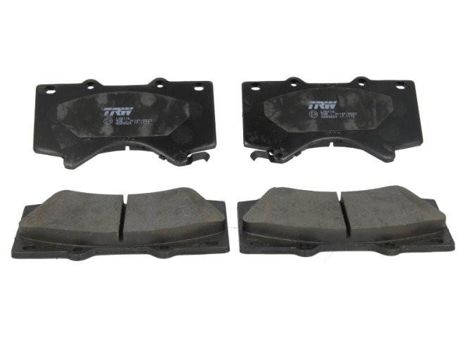 Set plăcuțe frână TRW, față, pentru: LEXUS LX; TOYOTA LAND CRUISER 200, LAND CRUISER PRADO, SEQUOIA, TUNDRA 2.8D-5.7ALK 01.00-
