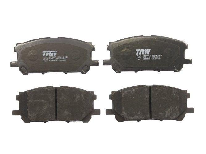 Set plăcuțe frână TRW, față, pentru: LEXUS RC, RX; TOYOTA HARRIER 2.4-5.0 02.03-