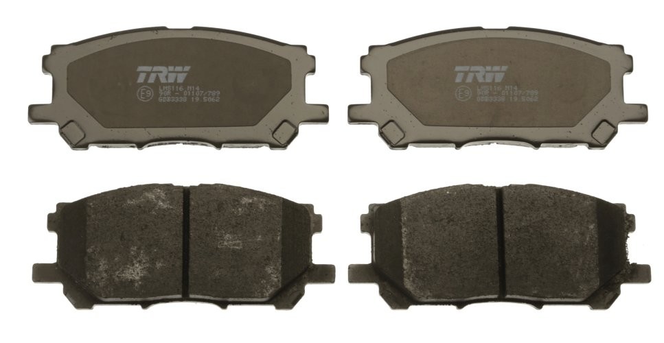 Set plăcuțe frână TRW, față, pentru: LEXUS RC, RX; TOYOTA HARRIER 2.4-5.0 02.03-