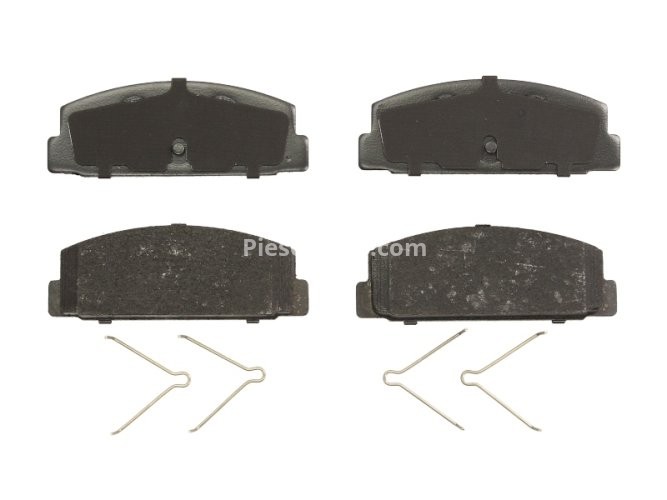 Set plăcuțe frână TRW, spate, (cu suplimente), pentru: MAZDA 323 F V, 323 F VI, 323 S VI, 6, 626 V, PREMACY; MITSUBISHI GALANT IV 1.3-2.5 09.80-07.13