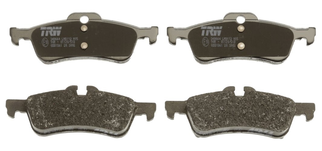 Set plăcuțe frână TRW, spate, pentru: LINCOLN CONTINENTAL; MINI (R50, R53), (R52) 1.4D/1.6/3.8 09.87-07.08