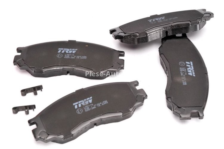 Set plăcuțe frână TRW, față, pentru: MITSUBISHI DELICA / SPACE GEAR, L 300 III, L200, L400 2.0-2.8D 07.94-12.07