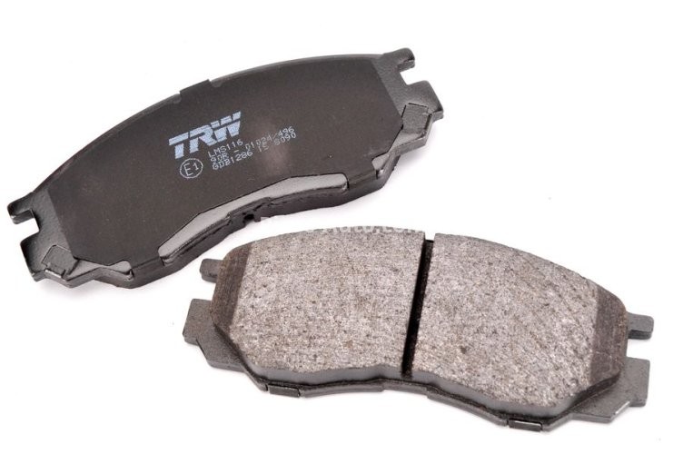Set plăcuțe frână TRW, față, pentru: MITSUBISHI DELICA / SPACE GEAR, L 300 III, L200, L400 2.0-2.8D 07.94-12.07