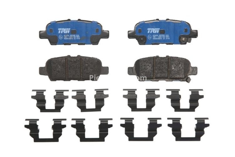 Set plăcuțe frână TRW, spate, pentru: NISSAN LEAF, NV200, NV200 / EVALIA Electric 11.10-