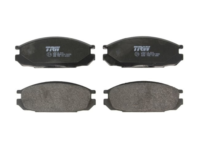 Set plăcuțe frână TRW, spate, pentru: NISSAN PATROL GR IV, VANETTE 2.0D-4.2D 10.86-