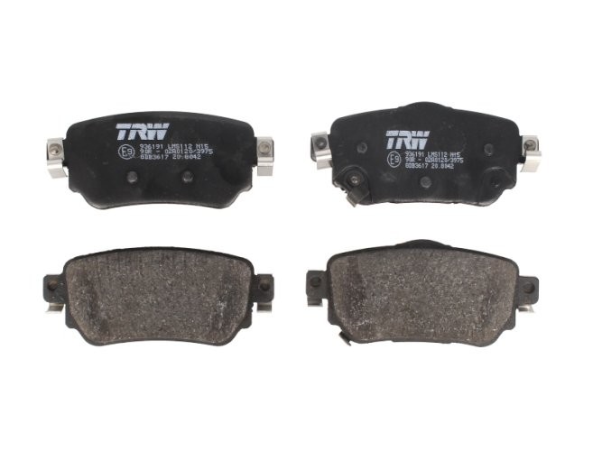 Set plăcuțe frână TRW, spate, pentru: NISSAN QASHQAI II, X-TRAIL III; RENAULT KADJAR 1.2-2.0D 11.13-